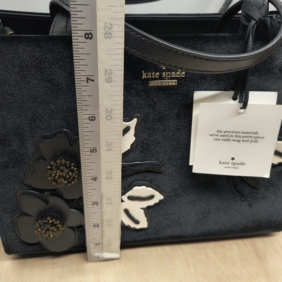 Kate Spade Black Floral Tote Bag - Picture 10 of 13
